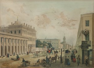 The Anichkov Palace in Saint Petersburg, End 1840s.