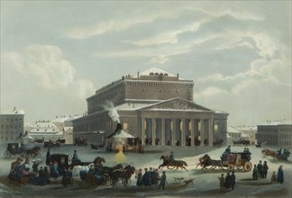 The Saint Petersburg Imperial Bolshoi Kamenny Theatre, End 1840s.