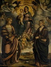 Madonna and Child between the saints Catherine and Apollonia, 1526.