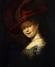 Saskia van Uylenburgh as girl, 1633.
