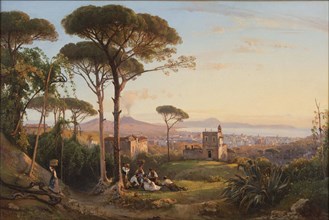 Naples seen from La Conocchia, 1844.