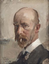 Self-Portrait with cigaret, 1909.
