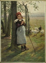 The Goose Girl, ca 1885.