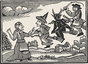 Witches, from The Invisible World by Cotton Mather , 1689.