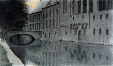 Souvenir de Flandre. Un canal, 1904.