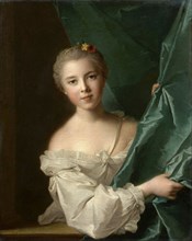 Portrait of Eleonore Louise de Berville, marquise de Hallay-Coetquen, 1751.