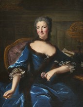 Portrait of Gabrielle Émilie Le Tonnelier de Breteuil, marquise du Châtelet (1706-1749), ca 1748.