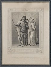 The Nibelungenlied. Siegfried and Kriemhild, 1860.