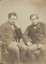 Les frères Goncourt (The Goncourt brothers), ca 1855.