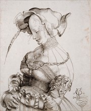 Prostitute in Half Figure, 1518.