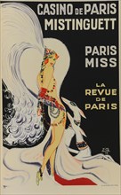 Casino de Paris. Mistinguett. Paris Miss, 1930.