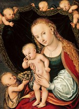 Madonna and Child with the Young John the Baptist, after 1537.