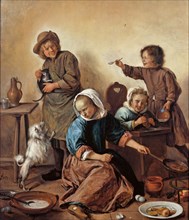 The Children's Meal, ca 1665.