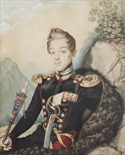 Portrait of Vasily Petrovich Milyukov (1814-1872), 1839.