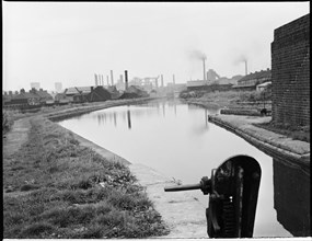 Summit Lock, Trent and Mersey Canal, Etruria, Hanley, Stoke-on-Trent, 1965-1968
