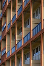 Balconies of blocks of flats, Islington, London, 2005.  Creator