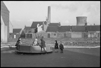 Children's playground, Lansdowne Street, Millfield, Sunderland, 1961