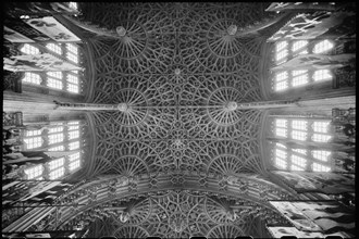 Ceiling of the Lady Chapel, Westminster Abbey,London, c1955-c1980