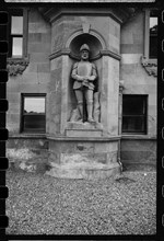 Statue of a knight, Netherby Hall, Arthuret, Cumbria, c1955-c1980