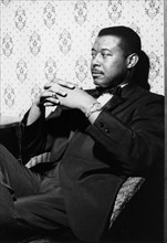 Donald "Duck" Bailey seated, early 1970s.