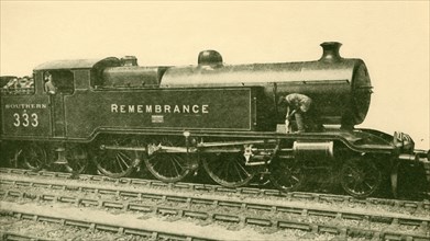 War Memorial Locomotive, "Remembrance," Brighton Section, Southern Railway', 1930.