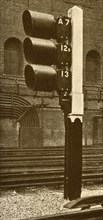 Electric Lamp Signals, with Shades for Day Use, at Baker Street Station, Metropolitan Railway', 193