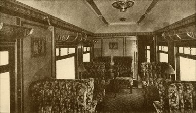 Interior of Pullman Car, "Marjorie", Southern Railway', 1930.