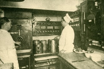 Electrically Equipped Train Kitchen, London and North Eastern Railway', 1930.
