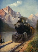 A Canadian Pacific Transcontinental Express', 1930.