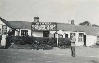 Old Blacksmith's Shop and Marriage Room, Gretna Green, Scotland, 1940s?