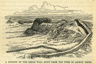 A Portion of the Great Wall Built from the Tyne to Solway Firth by the Emperor Hadrian in A.D. 121'