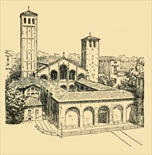 The Church of St. Ambrose at Milan', c1930.