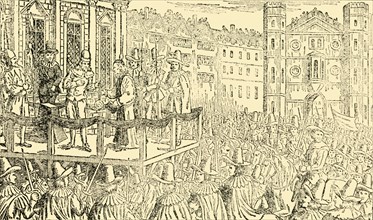 The Execution of Charles I. in Whitehall, 30th January 1649', c1930.