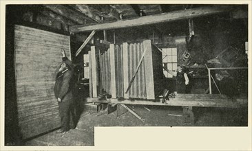 The Camera In The Workshop - Showing The Size Of The Plate Holder', 1901.