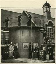 The Diving Tank At Portsmouth Where Divers Are Trained', 1901.