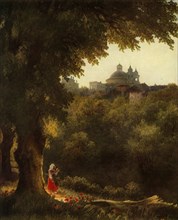 View of Arricio near Rome', 1830s, (1965).