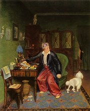An Aristocrat Takes Breakfast', or 'Silk on His Stomach and Nothing Inside', 1849-1850, (1965).
