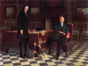 Peter I. Interrogates Tsarevich Alexei Petrovich', 1871, (1965).