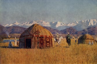 Kirghiz yourta by the River Chu', 1869-1870, (1965).