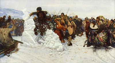 Taking the Little Snow-town', 1891, (1965).