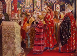 Russian Women of the 17th Century at Church', 1899, (1965).