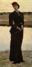 Portrait of Olga Mikhailovna Nesterova-Shretera, the Artist's Daughter', c1906, (1965).