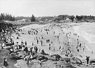 Holiday Time, Coogee Bay, c1900.