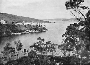 Middle Harbour, from Spit Road, c1900.