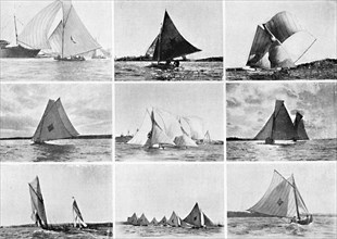 Typical Sydney Harbour Yachting Scenes, c1900.