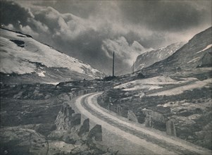 The mountain road Grotli - Stryn', 1914.