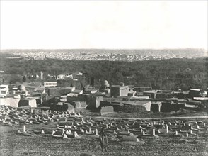 City panorama from Sulhieh, Damascus, Ottoman Syria, 1895.