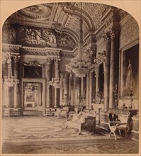 The Queen's Gorgeous Blue Room, Buckingham Palace, London, England', 1900.
