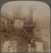 The Rheinstein, most picturesque of Rhenish Castles - N. from S. wall of bastion, Germany', 1902.