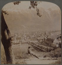 Picturesque Innsbruck, the Capital of Tyrol, Austria - "Below the stern Bavarian Alps", 1898.